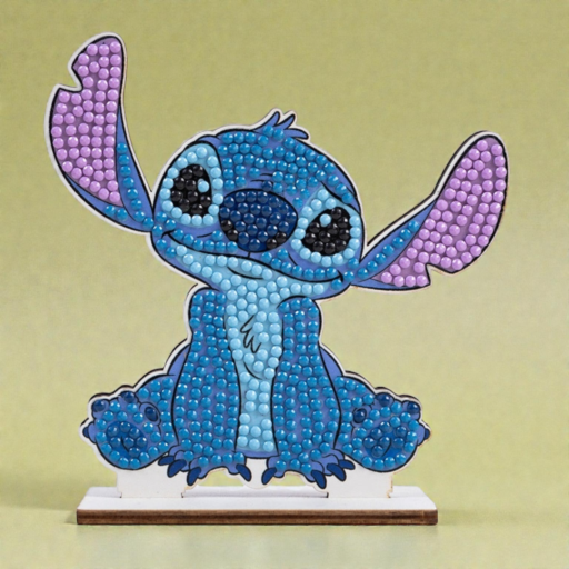 اصنع شخصية Stitch بأحجار الكريستال آرت