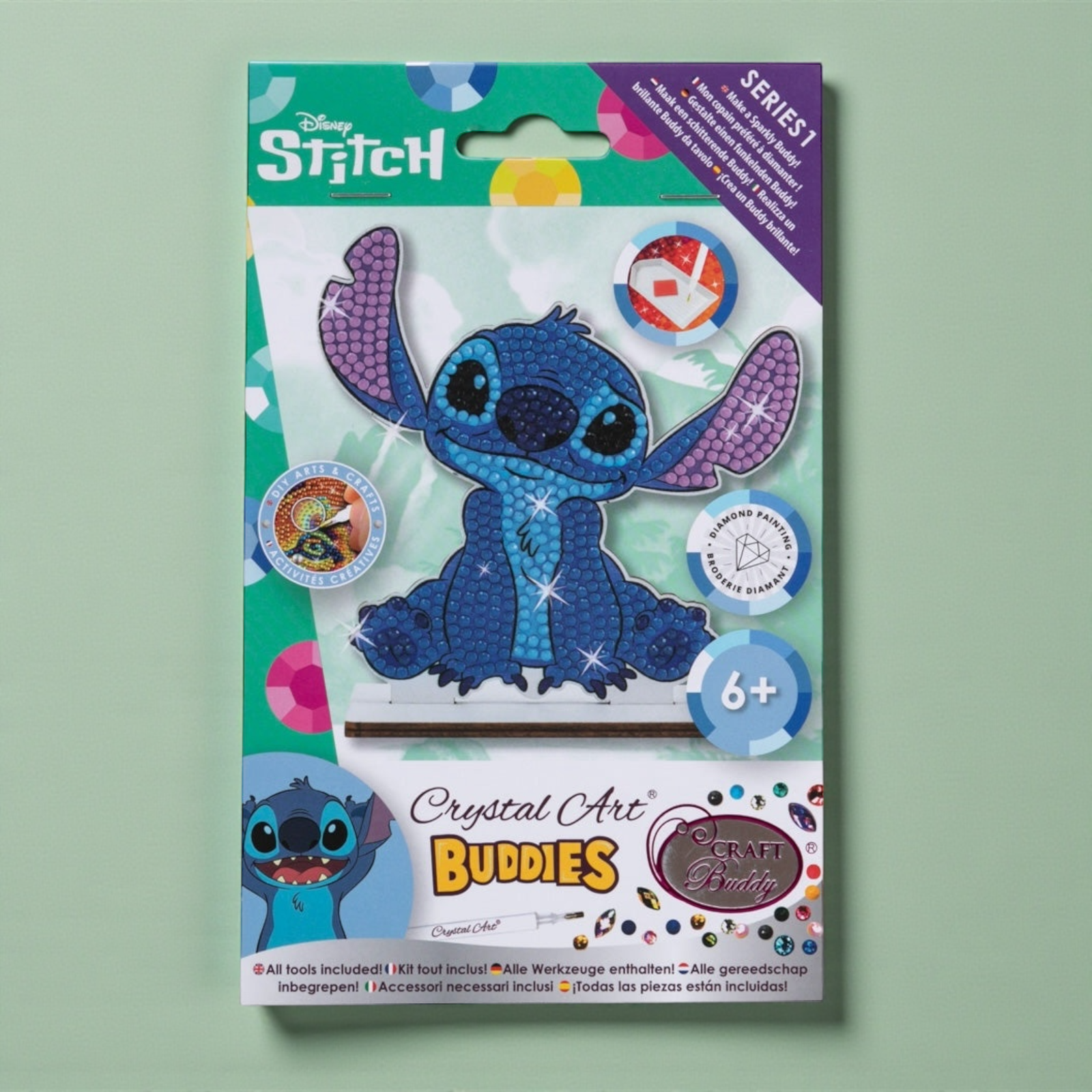 اصنع شخصية Stitch بأحجار الكريستال آرت - الصورة 7