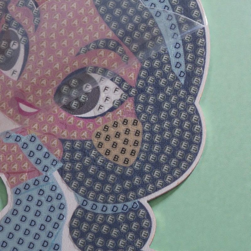 اصنع شخصية Jasmine بأحجار الكريستال آرت - الصورة 3