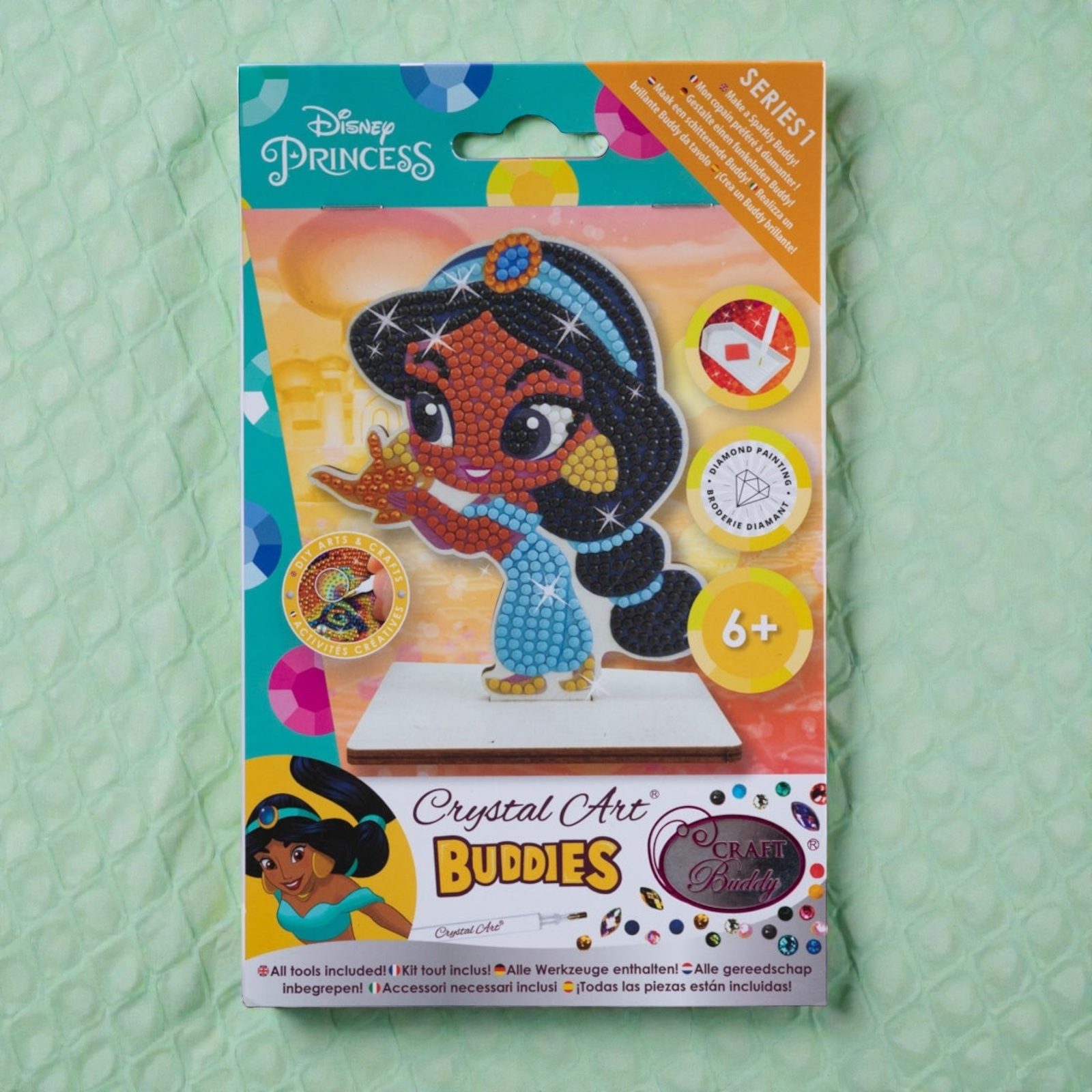 اصنع شخصية Jasmine بأحجار الكريستال آرت - الصورة 6