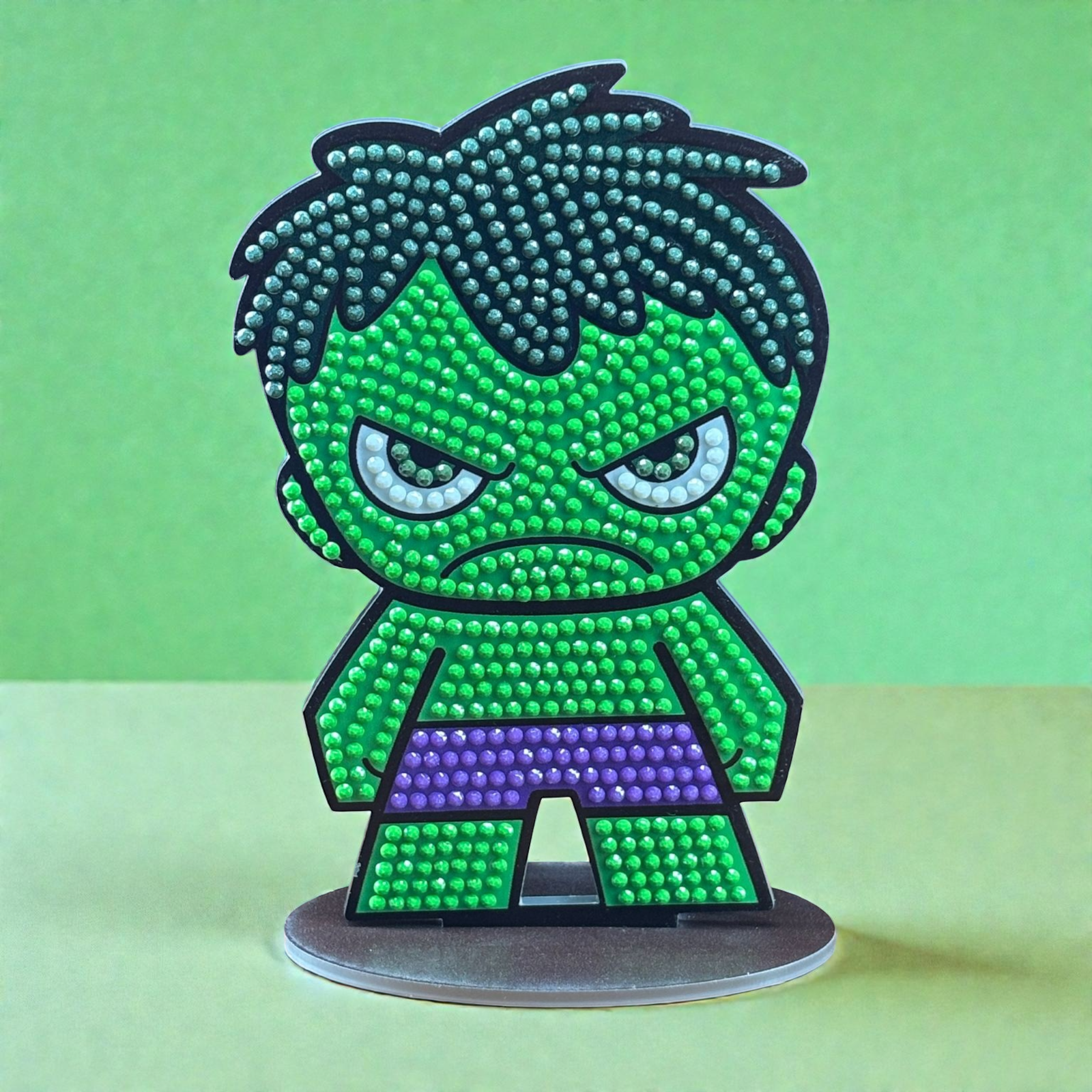 اصنع شخصية Hulk بأحجار الكريستال آرت - الصورة 3