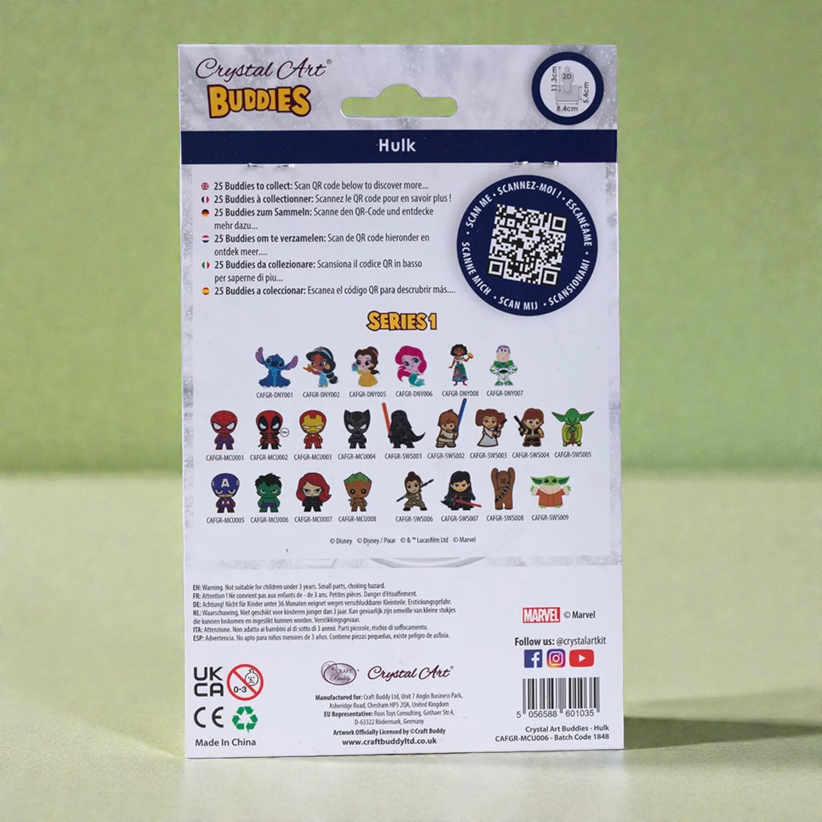 اصنع شخصية Hulk بأحجار الكريستال آرت - الصورة 8