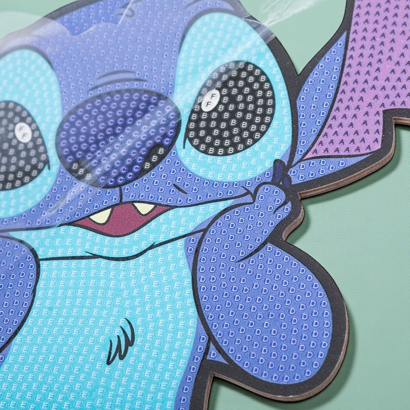 اصنع شخصية Stitch بأحجار الكريستال آرت – حجم XL - الصورة 4