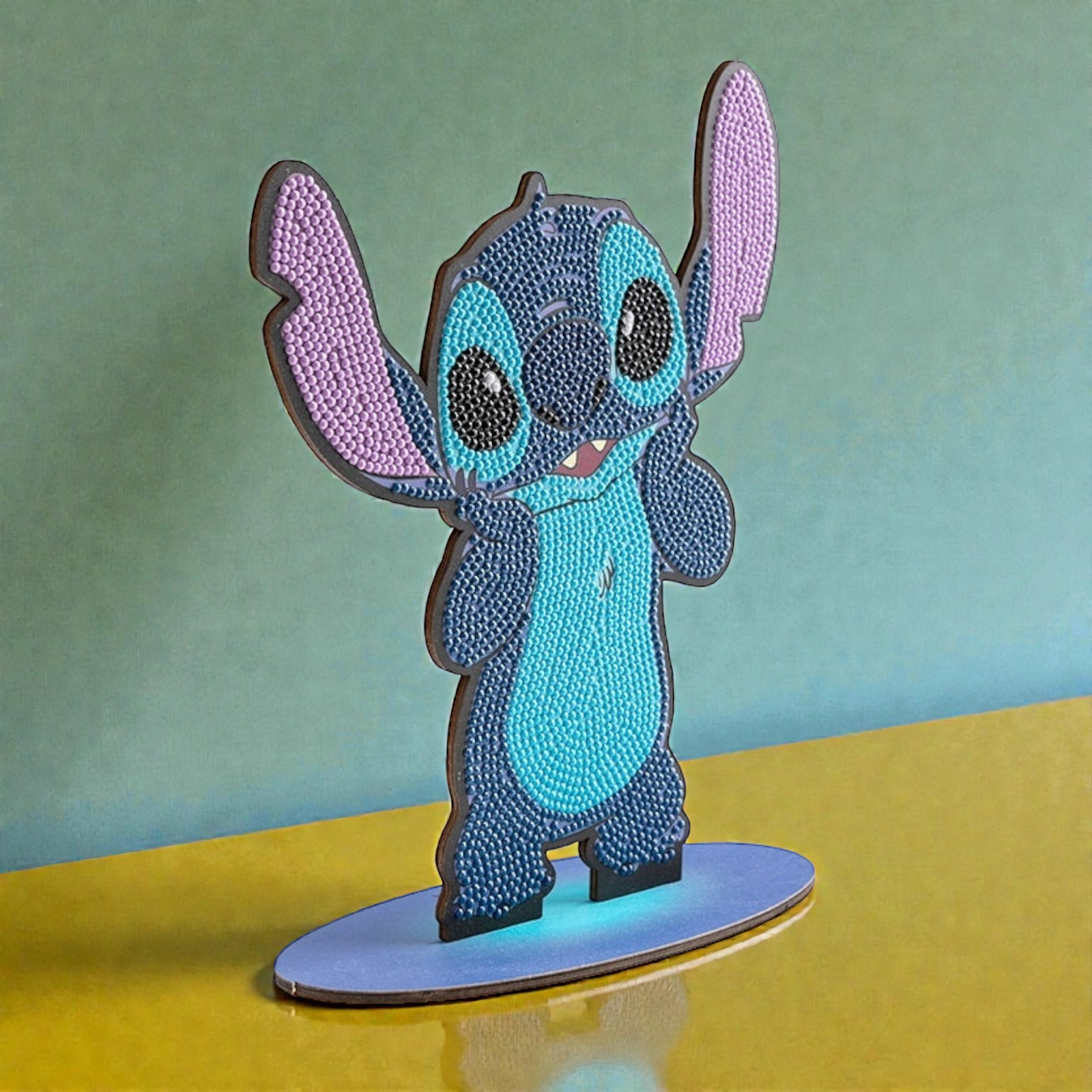 اصنع شخصية Stitch بأحجار الكريستال آرت – حجم XL - الصورة 2