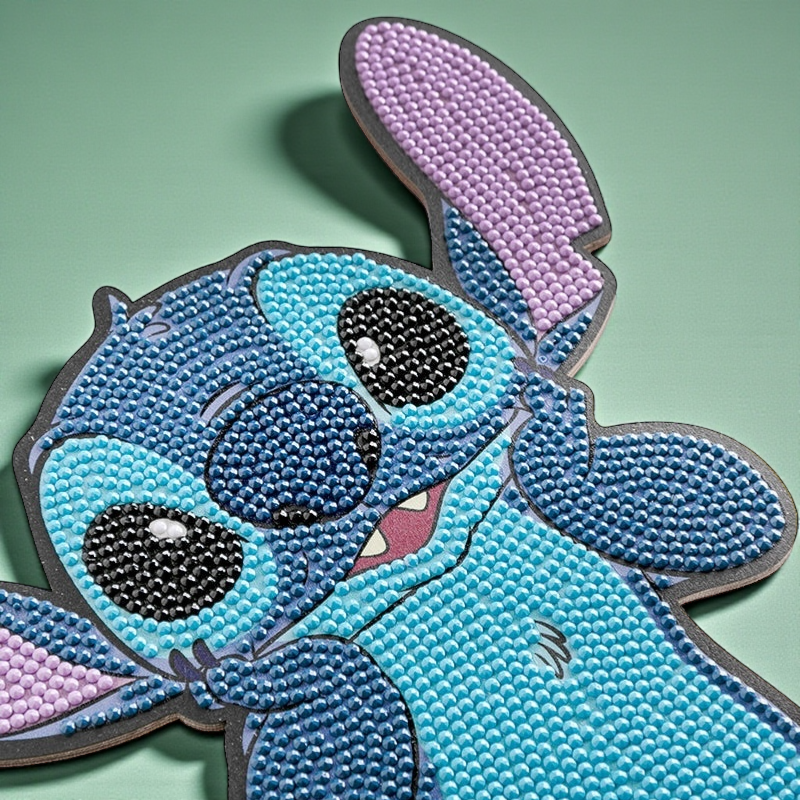 اصنع شخصية Stitch بأحجار الكريستال آرت – حجم XL - الصورة 3