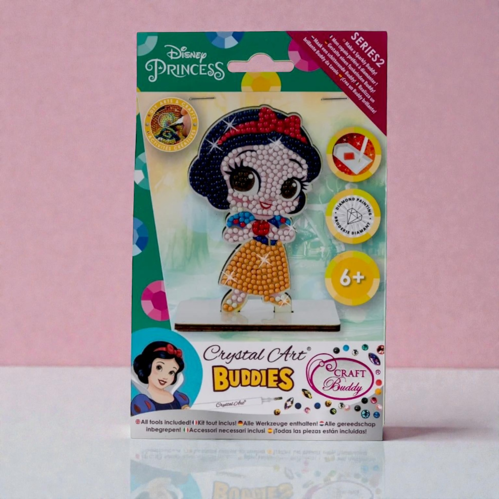 اصنع شخصية Snow White بأحجار الكريستال آرت - الصورة 6