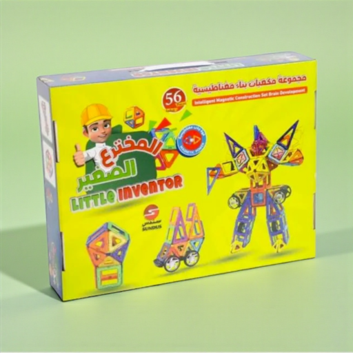 ⁧لعبة "المخترع الصغير" للتركيب والإبداع (56 قطعة)⁩ | ⁦LITTLE INVENTOR-56 PCS⁩