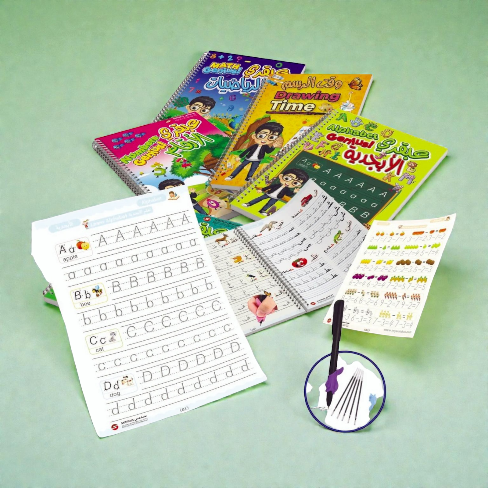 مجموعة "العبقري الصغير" التعليمية للمبتدئين | LITTLE GENIUS-STARTER KIT - الصورة 11