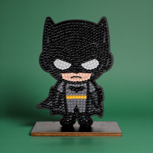 اصنع شخصية Batman (Black) بأحجار الكريستال آرت