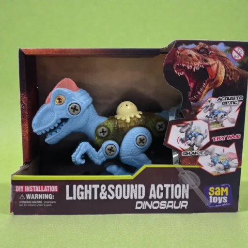 ‎SAM TOYS Take-Apart Dilophosaurus (Blue) RS018C‎ | ديناصور ديلوفوصور أزرق قابل للفك والتركيب