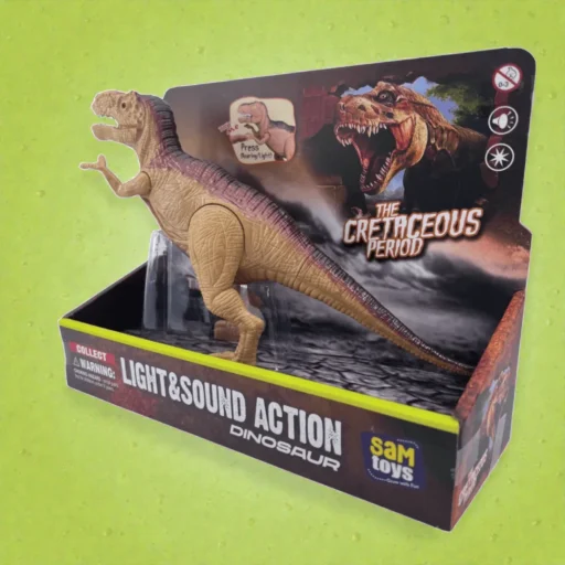 ‎Sam Toys Simulation T-Rex RS6179‎ | ديناصور تيرانوصور ريكس تفاعلي Press & Play