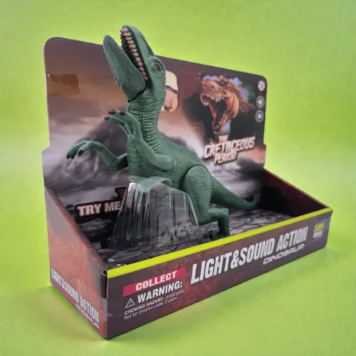 ‎Sam Toys Simulation Velociraptor RS6173‎ | ديناصور فيلوسيرابتور تفاعلي Press & Play