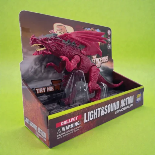 ‎Sam Toys Simulation Red Dragon RS6196‎ | التنين الأحمر الأسطوري تفاعلي Press & Play