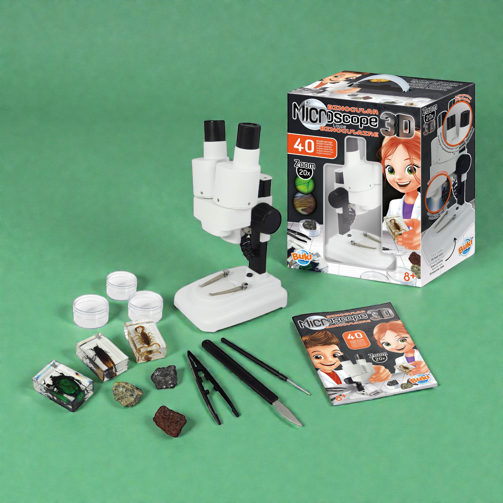 ميكروسكوب ثنائي العدسة 3D - Binocular Microscope 3D - الصورة 4