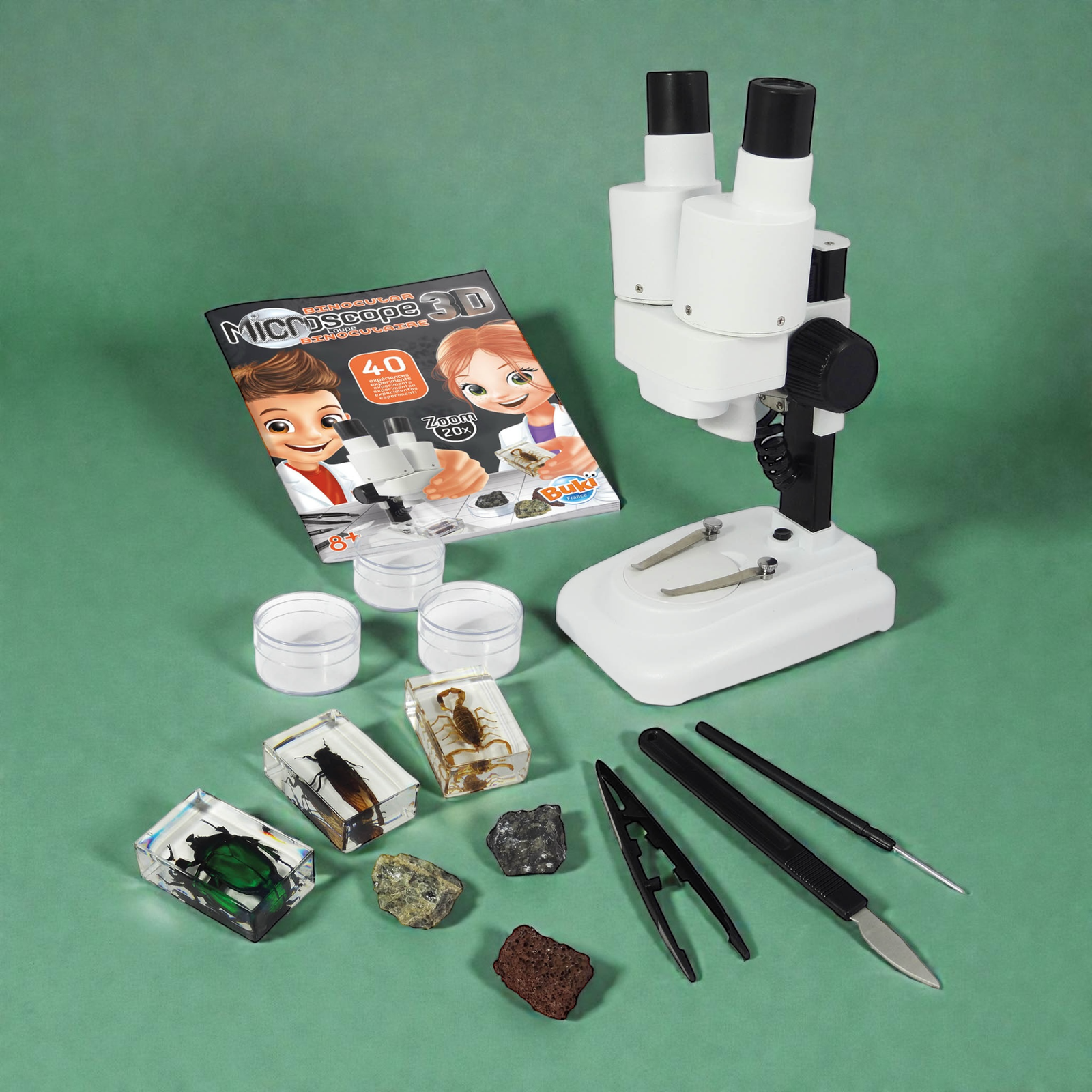 ميكروسكوب ثنائي العدسة 3D - Binocular Microscope 3D - الصورة 5