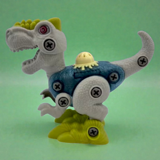 ‎SAM TOYS Take-Apart Mini T-Rex (White) RS017A‎ | ديناصور T-Rex أبيض قابل للفك والتركيب