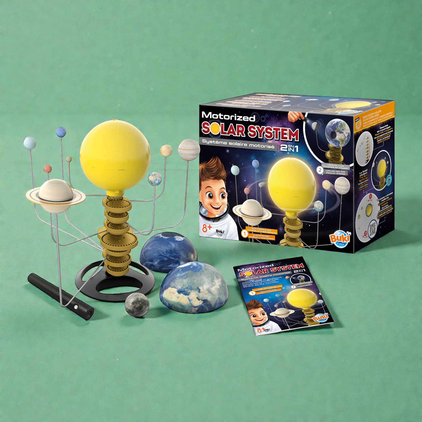 النظام الشمسي المتحرك 2 في 1 | Motorized Solar System 2-in-1 - الصورة 2