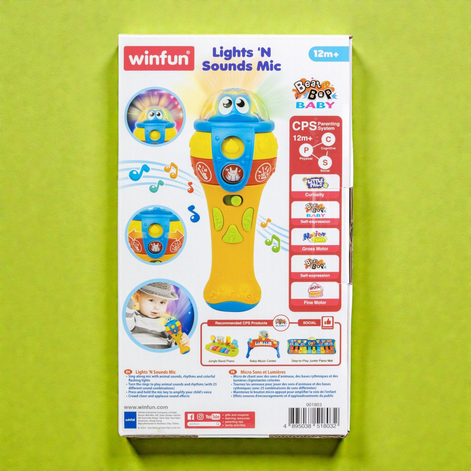 ميكروفون مضيء مع أصوات – Lights ’N Sounds Mic - الصورة 8