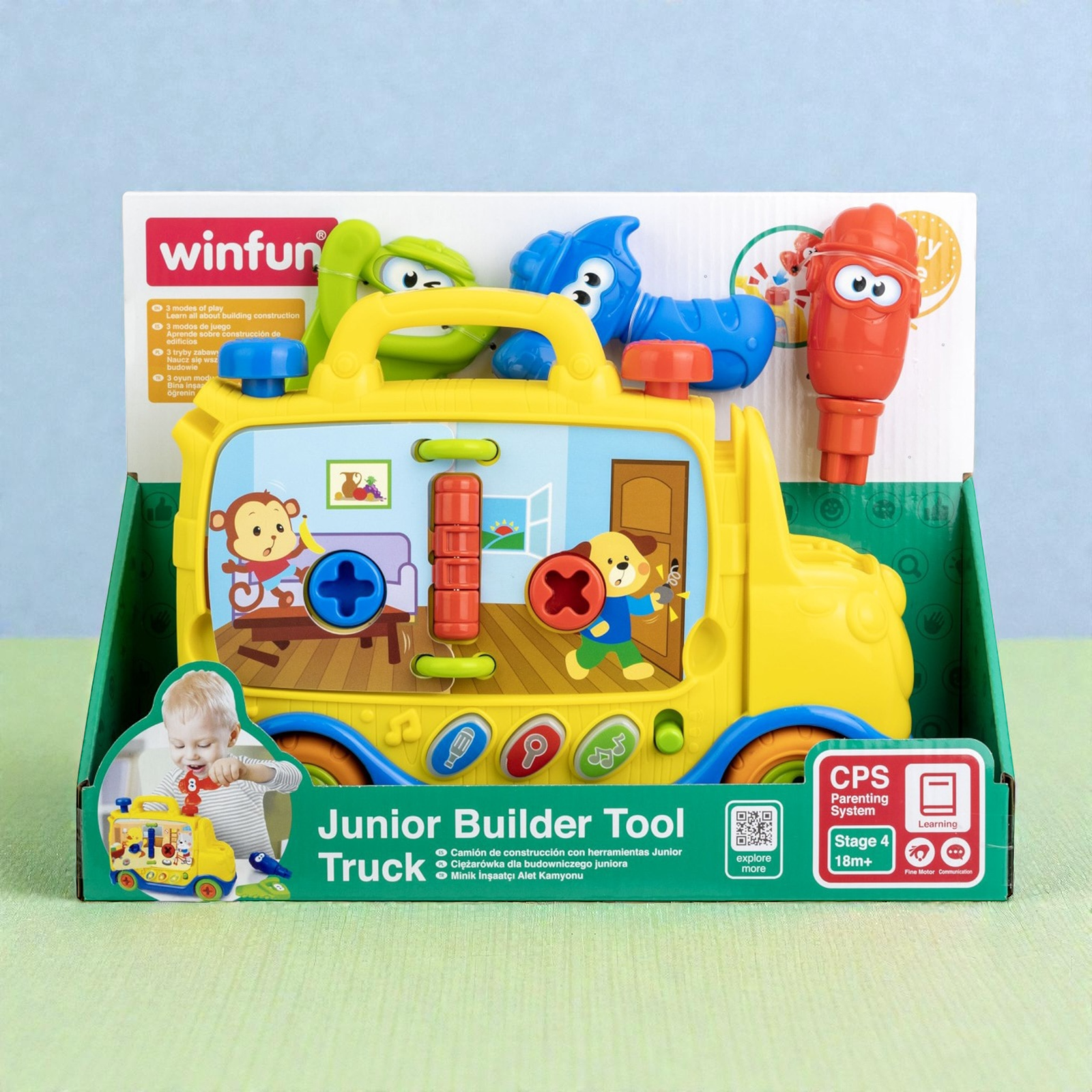 شاحنة أدوات للبنّاء الصغير Junior Builder Tool Truck - الصورة 16