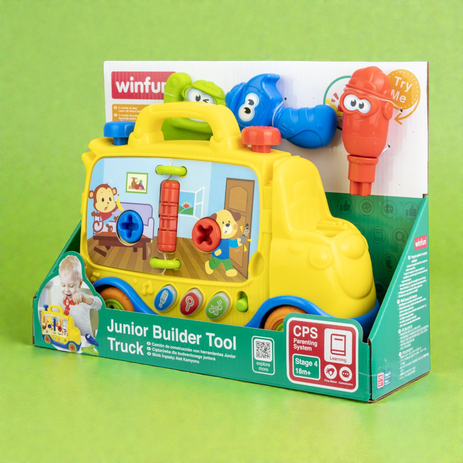 شاحنة أدوات للبنّاء الصغير Junior Builder Tool Truck - الصورة 15