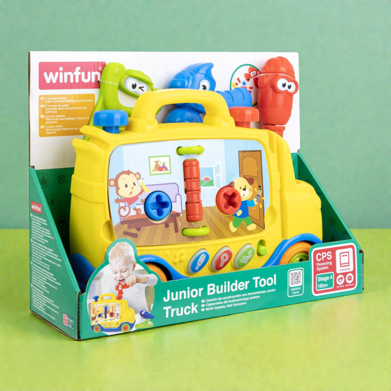 شاحنة أدوات للبنّاء الصغير Junior Builder Tool Truck - الصورة 14