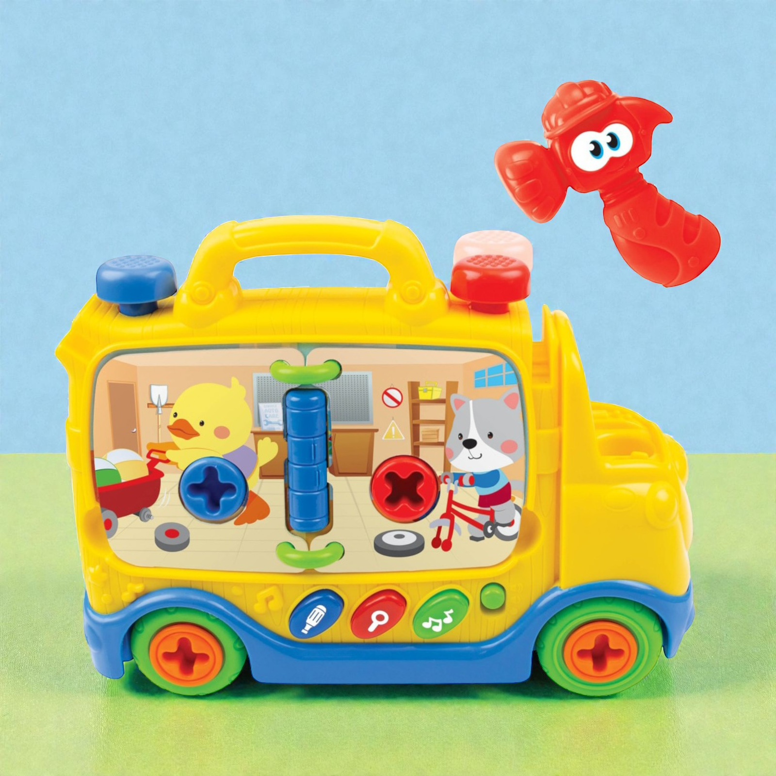 شاحنة أدوات للبنّاء الصغير Junior Builder Tool Truck - الصورة 11