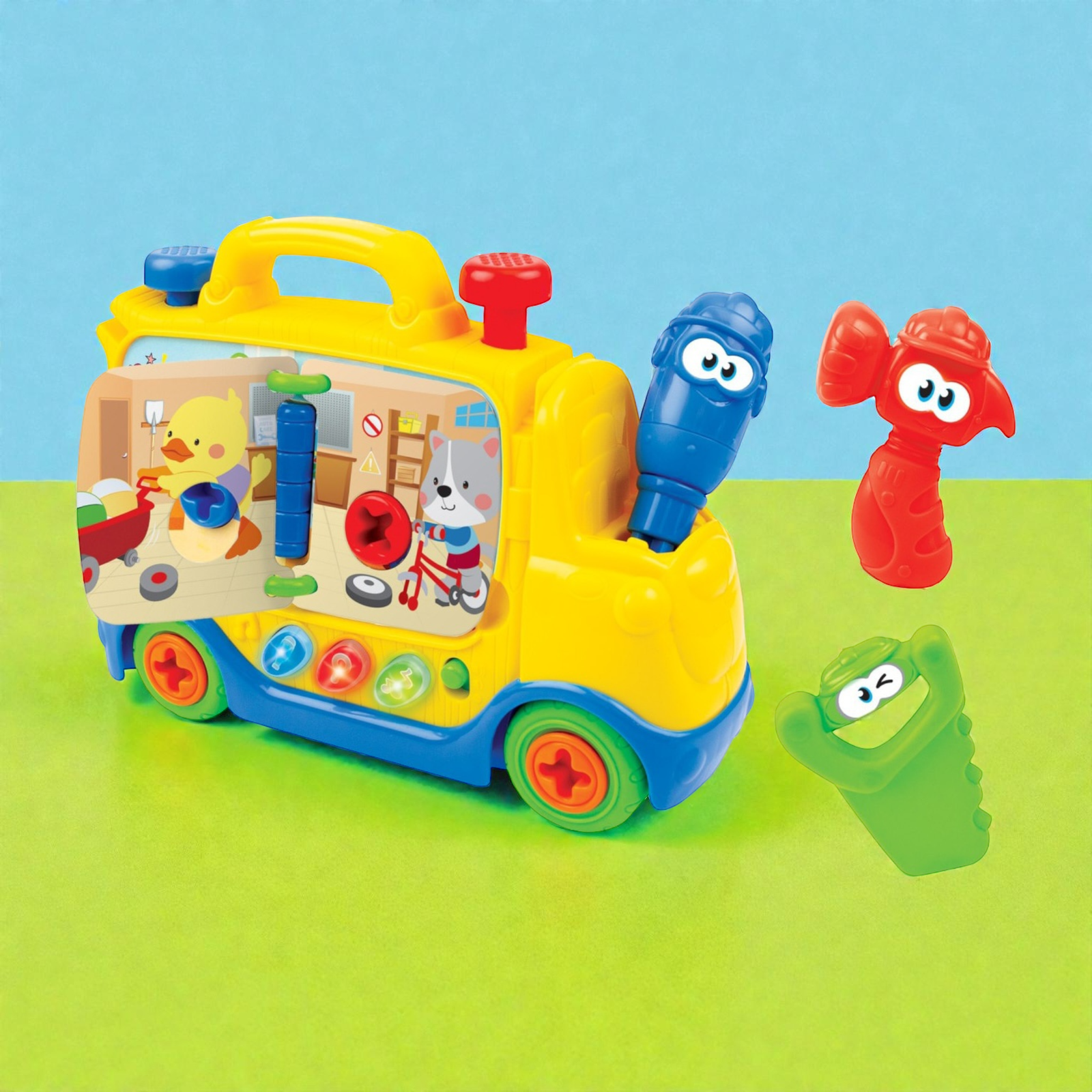 شاحنة أدوات للبنّاء الصغير Junior Builder Tool Truck - الصورة 8