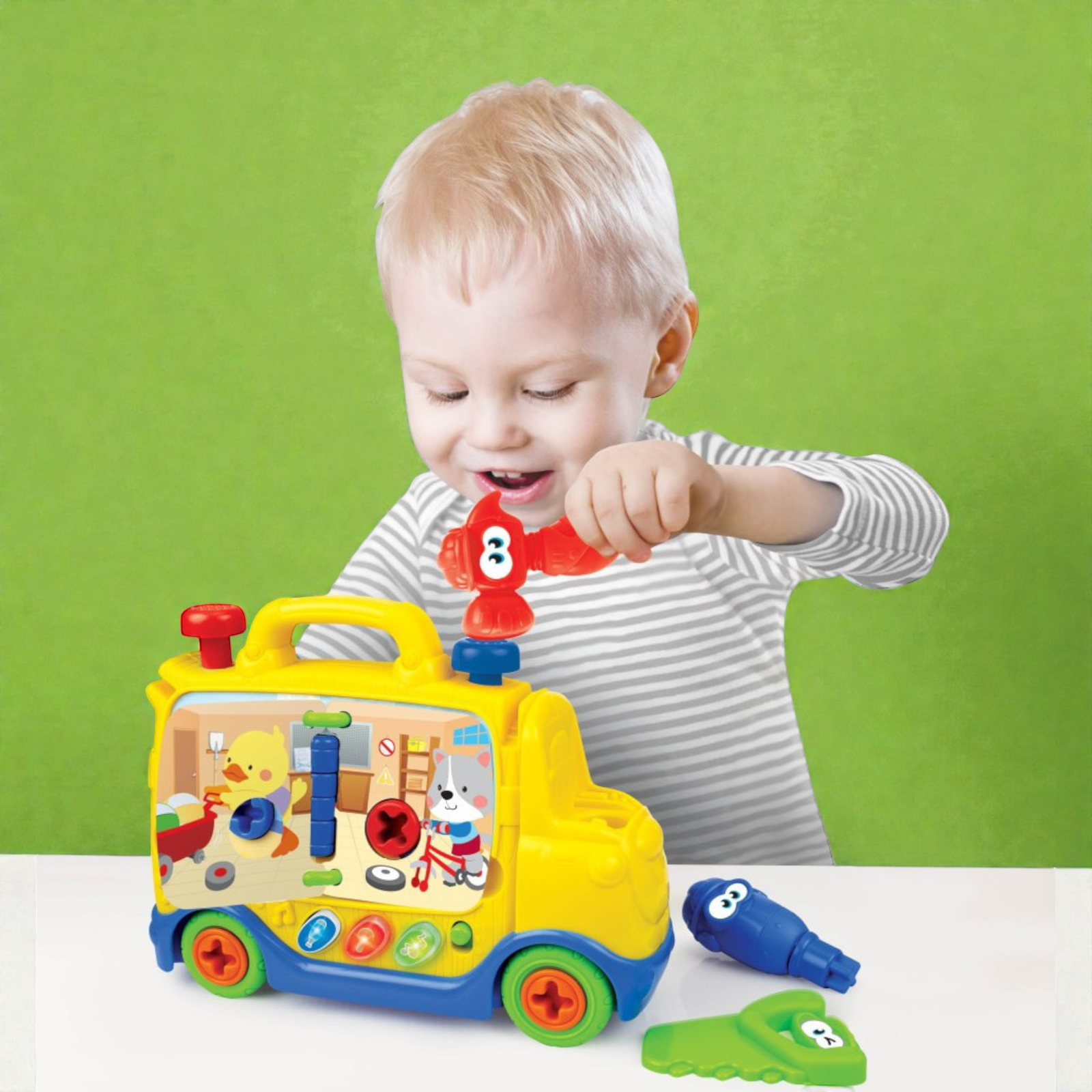 شاحنة أدوات للبنّاء الصغير Junior Builder Tool Truck - الصورة 5