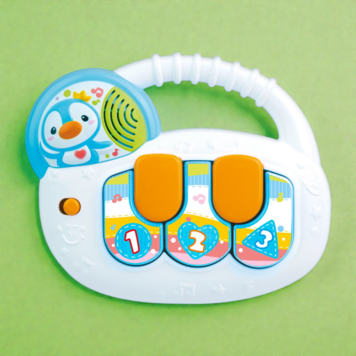 ‏لوح تعليمي صوتي بطابع البطريق ‎My First Baby Keyboard – Penguin‎‏