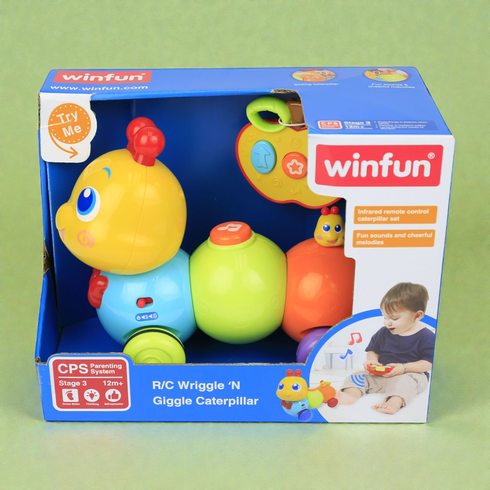 اليرقة الراقصة بجهاز تحكم عن بعد | R/C Wriggle N Giggle Caterpillar - الصورة 5