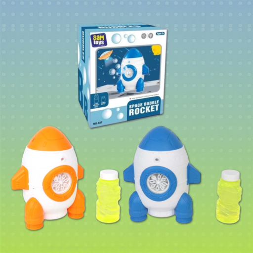 ‏آلة فقاعات بإضاءة + زجاجة فارغة 115 مل ‎- Bubble Machine with Light & Empty Bottle 115ML