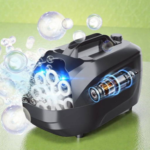 ‏آلة فقاعات بإضاءة وزجاجة فارغة 115 مل - عبوة 2 ‎/ Bubble Machine with Light & Empty Bottle 115ML - Pack 2