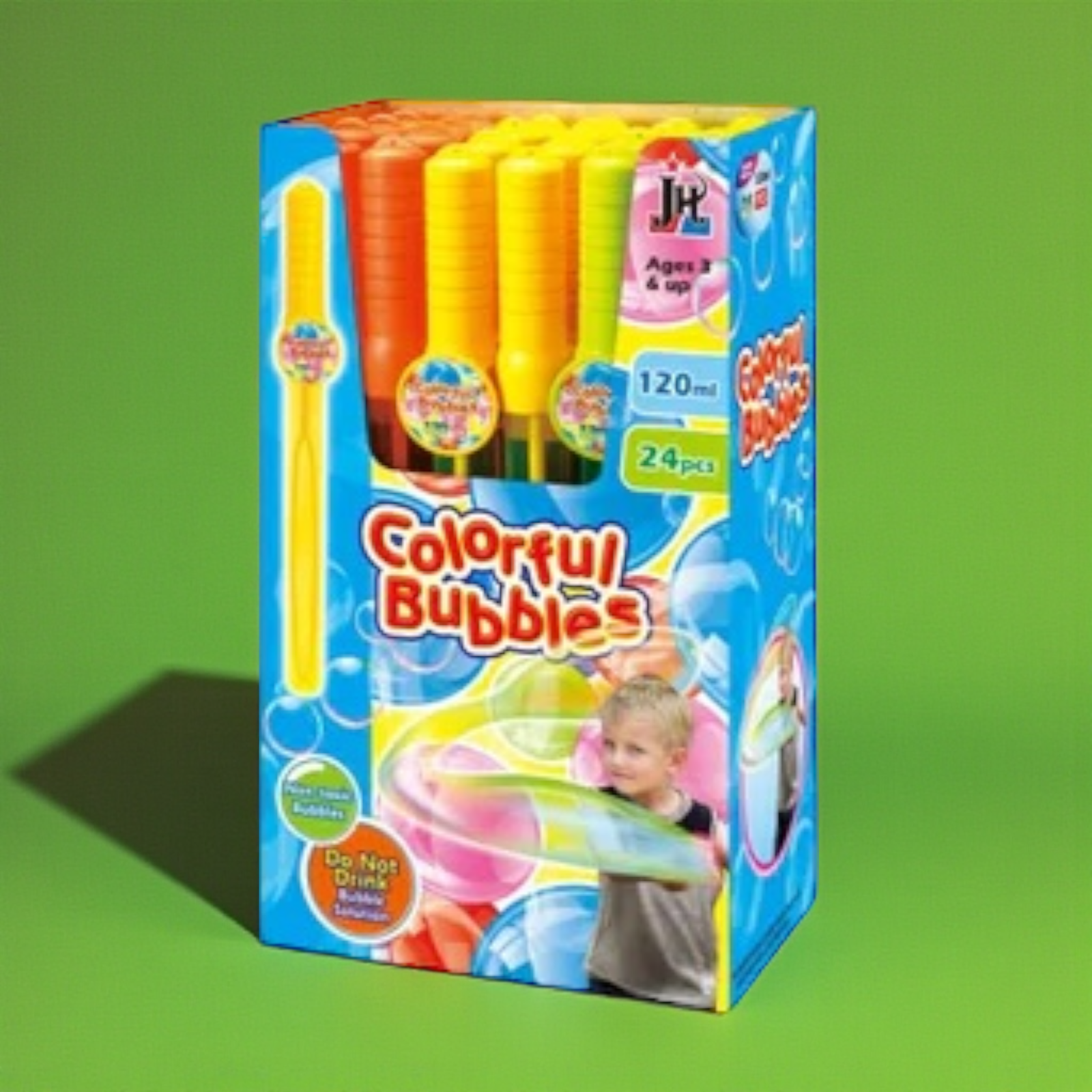 مسدس فقاعات بتصميم صندوق (24 قطعة) - Bubble Gun Boxed Set (24 PCS PER BOX) - الصورة 2