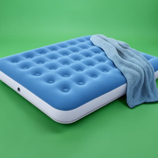 مرتبة هوائية مخملية مزدوجة – Flocked Airbed Double