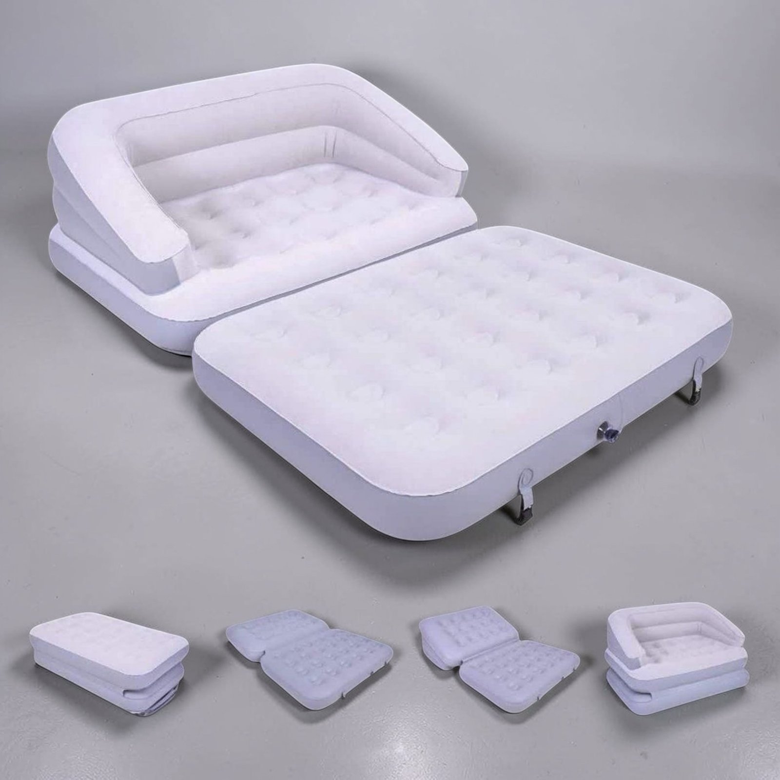 سرير كنبة هوائي مخملي 5 في 1 – 5 IN 1 Flocked Sofa Bed - الصورة 2